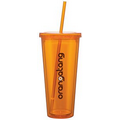 20 Oz. Tangerine Orange Spirit Tumbler Cup